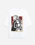 Tokyo Revengers Ken Ryuguji & Mikey Unisex Terry Oversized T Shirt - Image 5