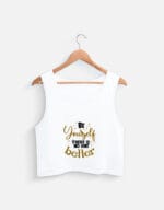Inspirational Quote Crop Tank