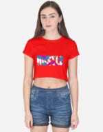 Trendy crop top, casual wear, stylish fashion top for girls