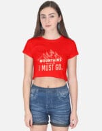 Trendy crop top, casual wear, stylish fashion top for girls