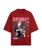 Food Warrs Souma Yukihira Terry Oversized T Shirt - Image 7