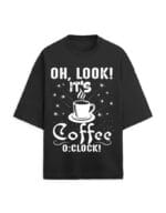 Look Coffee Unisex Terry Oversized T Shirt - Image 5