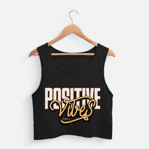 Positive Vibes Crop Tank