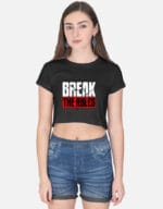 Trendy crop top, casual wear, stylish fashion top for girls