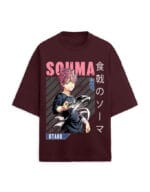 Food Warrs Souma Yukihira Terry Oversized T Shirt - Image 9