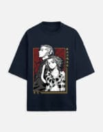 Tokyo Revengers Ken Ryuguji & Mikey Unisex Terry Oversized T Shirt - Image 7