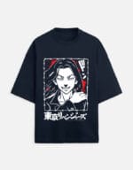 Tokyo Revengers Mikey Unisex Terry Oversized T Shirt - Image 3