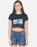 Girls short crop top, high waist top, party and casual outfit