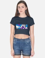 Trendy crop top, casual wear, stylish fashion top for girls