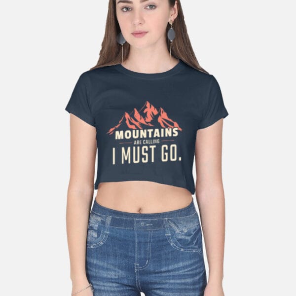 Trendy crop top, casual wear, stylish fashion top for girls