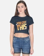 Trendy crop top, casual wear, stylish fashion top for girls