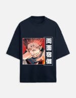 Jujutsu Kaisen Sukuna Ryoumen Terry Oversized T Shirt - Image 7