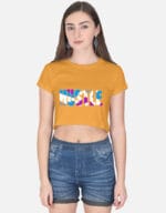Trendy crop top, casual wear, stylish fashion top for girls