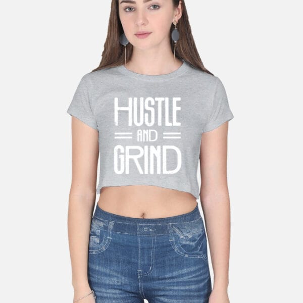 Hustle And Grind Crop Top