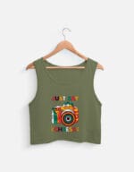 Just Say Cheese Crop Tank