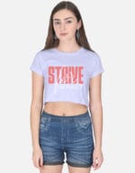 Girls crop top, casual summer outfit, trendy high waist top