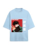 Jujutsu Kaisen Megumi Fushiguro Terry Oversized T Shirt - Image 17