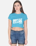 Trendy crop top, casual wear, stylish fashion top for girls