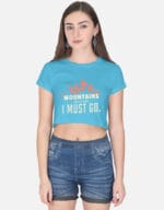 Trendy crop top, casual wear, stylish fashion top for girls