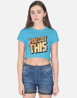 Trendy crop top, casual wear, stylish fashion top for girls