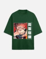 Jujutsu Kaisen Sukuna Ryoumen Terry Oversized T Shirt