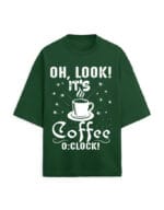 Look Coffee Unisex Terry Oversized T Shirt - Image 9