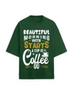 Starts Coffee Unisex Terry Oversized T Shirt - Image 7