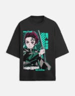 Tanjiro Kamado Unisex Terry Oversized T Shirt
