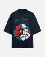 Sakonji Urokodaki Unisex Terry Oversized T Shirt
